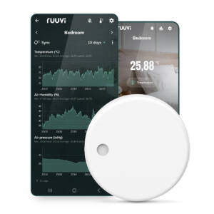 RuuviTag wireless temperature and humidity sensor