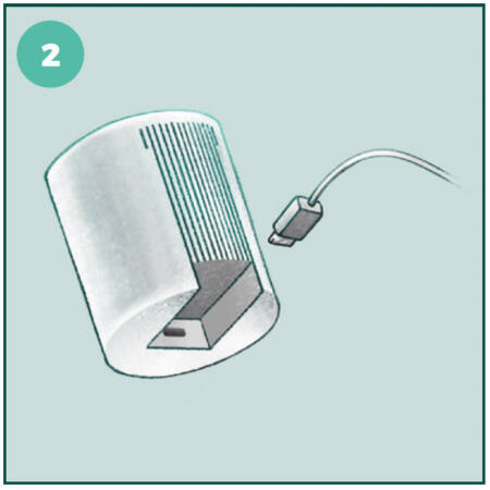 Kytke USB-kaapeli laitteeseen