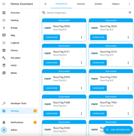 Home Assistant and RuuviTags
