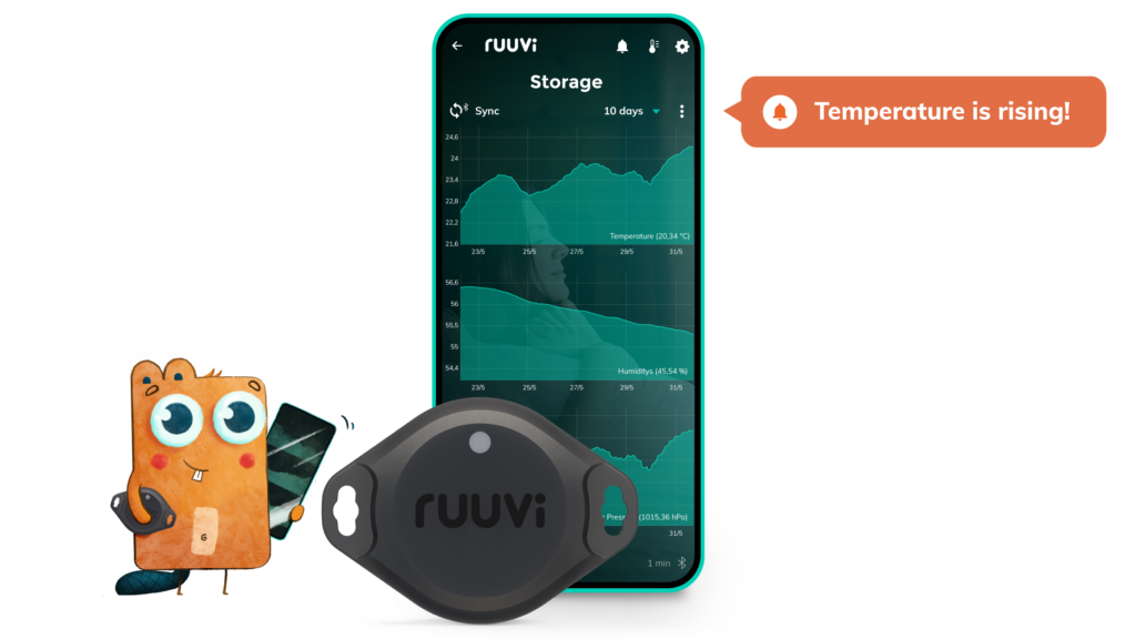 Ruuvi app features