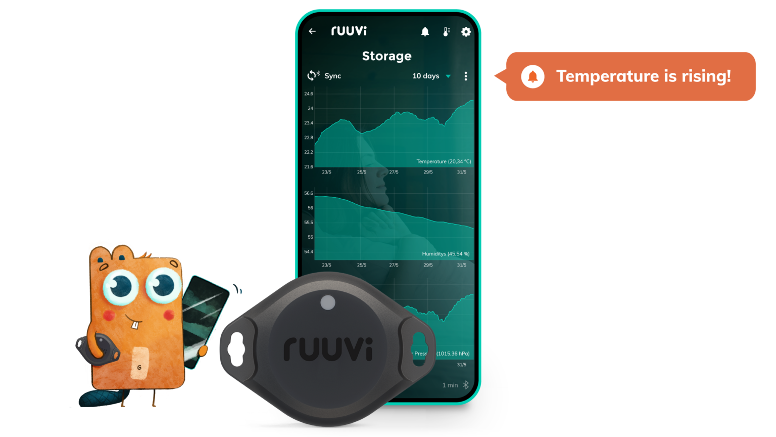 RuuviTag Pro Wireless Sensor - Ruuvi