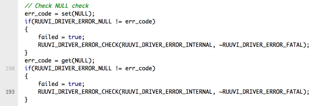 Our error is in NULL check