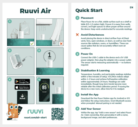 Ruuvi Air Quick Start Guide