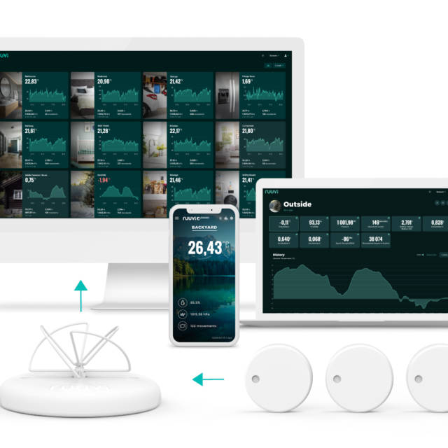Ruuvi Web App Dashboard for monitoring temperature online