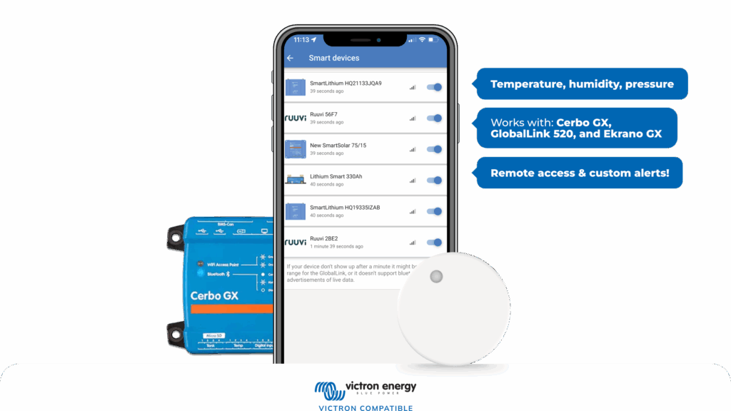 Ruuvi + Victron Energy