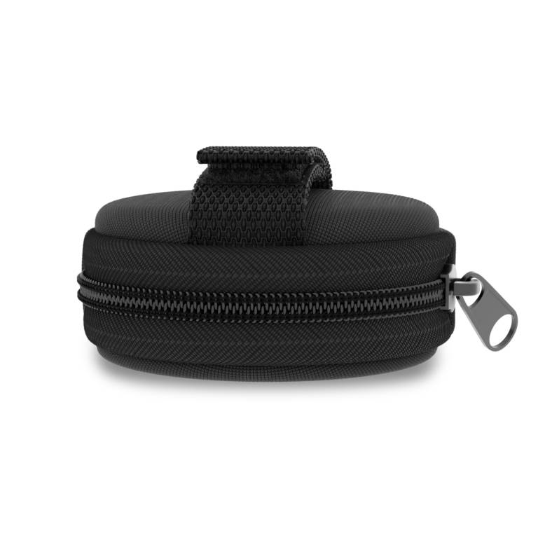 RuuviTags black attaching pouch from upfront