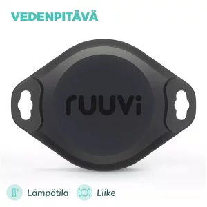 RuuviTag Pro -anturi mittaa lämpötilaa, kosteutta ja liikettä