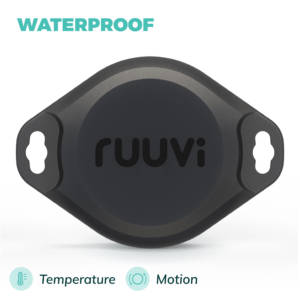 RuuviTag Pro is waterproof wireless sensor which measures temperature and motion