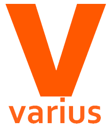 Logo of Varius which is an official reseller of Ruuvi's products.